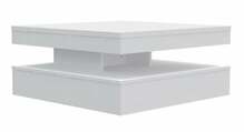 Kohvilaud Forte Turn, 78 x 78 x 35.3 cm, valge