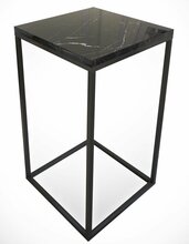 Kohvilaud Kalune Design Pure, 35 x 35 x 62 cm, must/valge