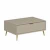 Diivanilaud Hanah Home Luxe, 90 x 40 x 60 cm, beež