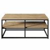 Diivanilaud Kalune Design Forteaus, pruun/must, 45.4 x 110.4 x 47 cm