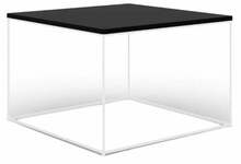 Kohvilaud ADRK Furniture Roni, 65 x 65 x 37 cm, must/valge