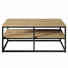 Diivanilaud Kalune Design Forteaus, pruun/must, 45.4 x 110.4 x 47 cm