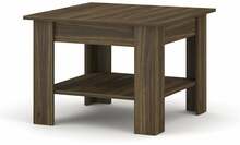 Kohvilaud WIPMEB Mini, 67 x 67 x 49.5 cm, tume tamm
