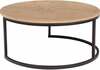Diivanilaud Home4you Britu, 80 x 35 cm, heledapruun