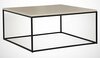 Kohvilaud Kalune Design Poly, 75 x 75 x 43 cm, tamm/helepruun