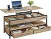 Kohvilaud Vasagle LCT252K02, 50 x 120 cm, pruun/must
