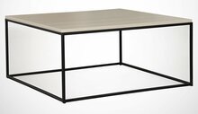 Kohvilaud Kalune Design Poly, 75 x 75 x 43 cm, tamm/helepruun