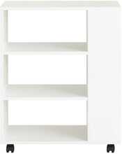 Kohvilaud Sobuy FBT68-W, 60 x 35 x 75 cm, valge/must