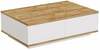 Kohvilaud Kalune Design FR14-AW, 90 x 60 x 28.6 cm, pruun/valge