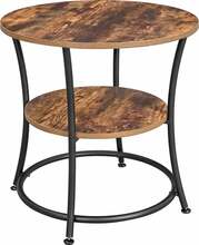 Kohvilaud Leobert LET56BX, 55 x 55 x 55 cm, pruun/must