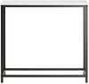 Konsoollaud Sobuy FSB29-SCH, 80 x 30 x 75 cm, valge/must