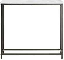 Konsoollaud Sobuy FSB29-SCH, 80 x 30 x 75 cm, valge/must