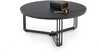 Kohvilaud Halmar Antica, 80 x 80 x 36 cm, must marmor/must
