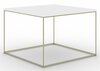 Kohvilaud ADRK Furniture Roni, 65 x 65 x 37 cm, valge/kuldne
