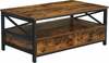 Diivanilaud Leobert LCT21BXV1, 55 x 100 x 47 cm, pruun/must