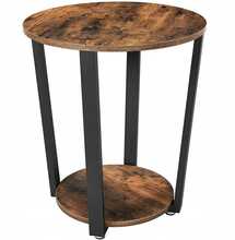 Diivanilaud Hurtmeblowy LET57X, 50 x 50 x 57 cm, pruun/must