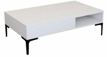 Kohvilaud Kalune Design Istanbul, 105 x 60 x 32.6 cm, valge