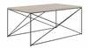 Kohvilaud ADRK Furniture Dante, 100 x 60 x 43 cm, must/pruun