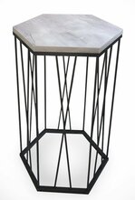 Kohvilaud Kalune Design Cetrus Deniz, 35 x 35 x 62 cm, tamm/must
