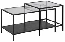 Diivanilaudade komplekt Actona Seaford, 90 x 50 x 45 cm, must/hall