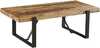 Diivanilaud Home4you Ironbridge, 132 x 66 x 43,5 cm, pruun/mänd