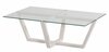 Kohvilaud Kalune Design Amalfi, 105 x 65 x 35 cm, valge