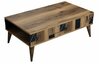Kohvilaud Kalune Design Madrid, 105 x 60 x 37.6 cm, must/pähkel
