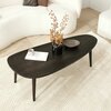 Kohvilaud Kalune Design Sweet, 50 x 115 x 38 cm, antratsiit