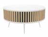 Diivanilaud Top E Shop Ronda, 90 x 90 x 46 cm, valge/tamm