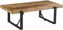 Diivanilaud Home4you Ironbridge, 132 x 66 x 43,5 cm, pruun/mänd