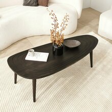 Kohvilaud Kalune Design Sweet, 50 x 115 x 38 cm, antratsiit