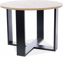 Diivanilaud Signal Meble EGOADWC, 65 x 65 x 5 cm, tamm/must