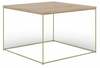 Kohvilaud ADRK Furniture Roni, 65 x 65 x 37 cm, tamm/pruun/kuldne