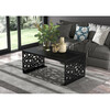 Kohvilaud ADRK Furniture Rina, 100 x 60 x 45 cm, must