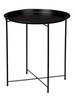 Kohvilaud Giftdecor Mesa, 46.8 x 46.8 x 50.2 cm, must