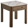 Diivanilaud Actona Southampton, 45 x 45 x 45 cm, keraamiline plaat kreem, tammespoon suitsune