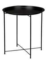 Kohvilaud Giftdecor Mesa, 46.8 x 46.8 x 50.2 cm, must