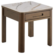 Diivanilaud Actona Southampton, 45 x 45 x 45 cm, keraamiline plaat kreem, tammespoon suitsune