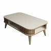 Kohvilaud Kalune Design Eylul, 60 x 105 x 34.6 cm, pruun/beež