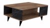 Kohvilaud Kalune Design Yuka, 90 x 60 x 39.5 cm, pruun/must
