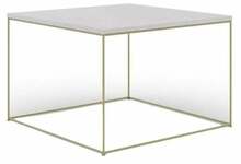 Kohvilaud ADRK Furniture Roni, 65 x 65 x 37 cm, liiv/kuldne
