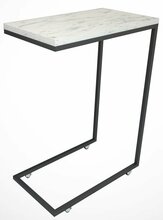 Kohvilaud Kalune Design Callen Marble, 26 x 46 x 62 cm, valge/must/beež