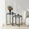 Kohvilaud Kalune Design S412F, 50 x 50 x 60 cm, must