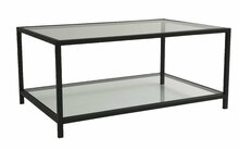 Kohvilaud Kalune Design Astro S400, 90 x 60 x 40 cm, must/hall