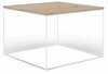 Kohvilaud ADRK Furniture Roni, 65 x 65 x 37 cm, pruun/valge
