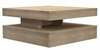 Kohvilaud Forte Turn, 78 x 78 x 35.3 cm, sonoma tamm