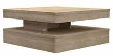 Kohvilaud Forte Turn, 78 x 78 x 35.3 cm, sonoma tamm