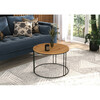Diivanilaud ADRK Furniture Noel, 55 x 55 x 37 cm, pruun/must