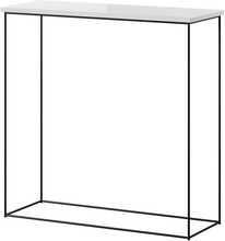 Konsoollaud ADRK Milan, 30 x 80 x 80 cm, must/valge