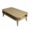 Diivanilaud Kalune Design Eylul, pruun/helepruun, 60 x 105 x 34.6 cm